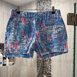 Lilly Pulitzer linen short in boatylicious. Size small